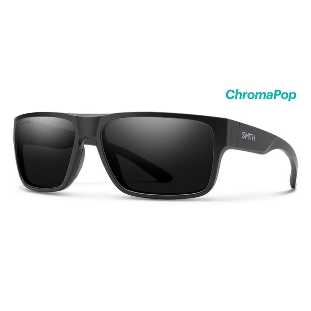 Smith Optics Soundtrack Sunglasses ChromaPop Polarized Black - Matte Black Frame