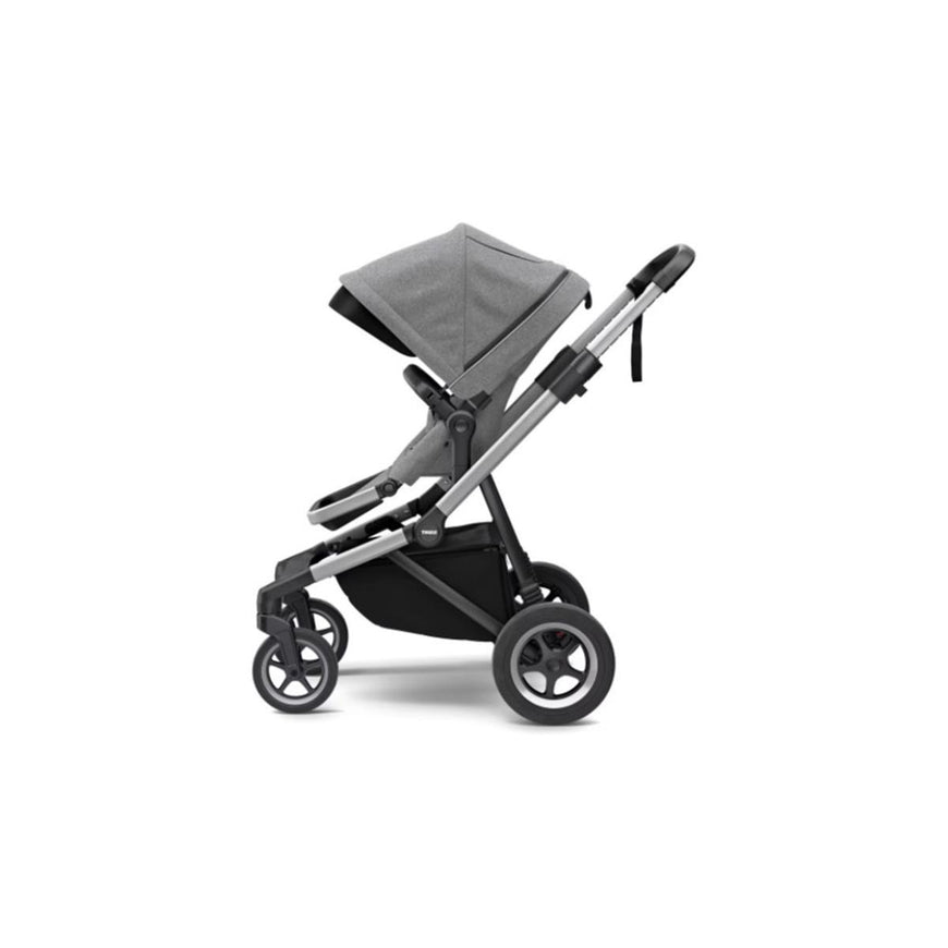 Thule Sleek City Stroller - Aluminium/Gray Melange