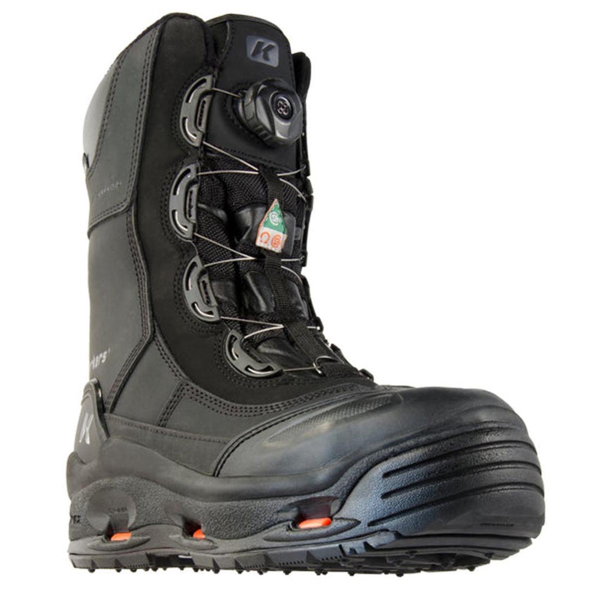 Korkers Men's IceJack Pro Safety Winter Work Boots with Ninety Degree Sole