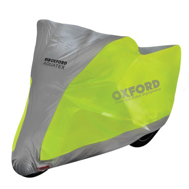 Oxford Aquatex Outdoor Motorcycle Protective Fluorescent Cover - Large