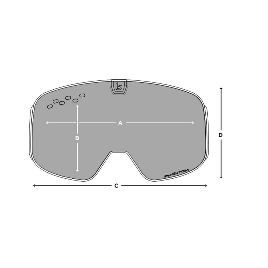 Bolle Nevada Neo Goggle Black Matte - Sunrise & Light Vermillon Blue
