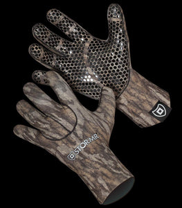 Stormr Stealth Decoy Glove - Mossy Oak Bottomland (Size XS)