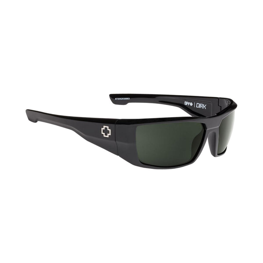 Spy Optic Dirk Black - HD Plus Gray Green