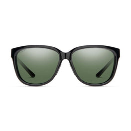 Smith Optics Women's Monterey Sunglasses ChromaPop Polarized Gray Green - Black Frame