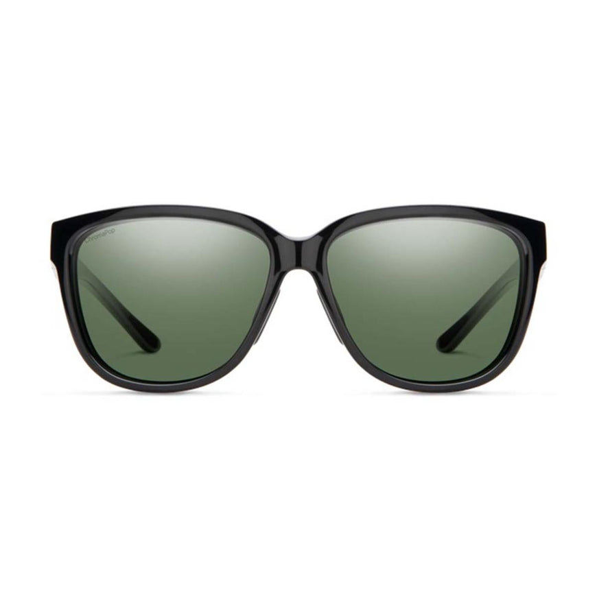 Smith Optics Women's Monterey Sunglasses ChromaPop Polarized Gray Green - Black Frame