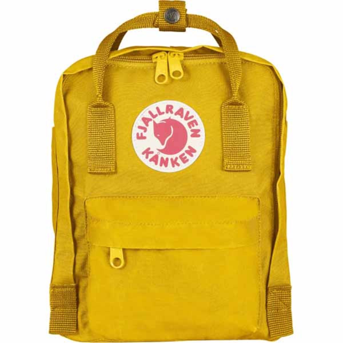 FjallRaven Kanken Mini Kids Backpack - Warm-Yellow