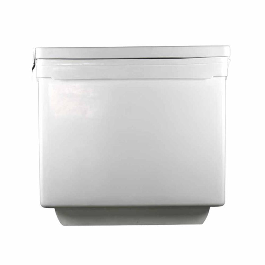 Icey-Tek 1100 Quart Rotomold Ice Chest/Cooler with Runners - White